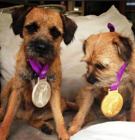 Maggie Rusty medals