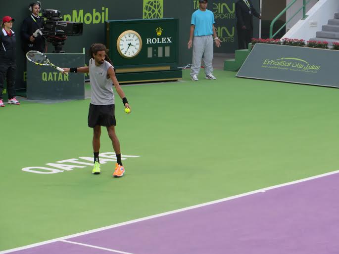 Dustin Brown, who lost to Peter Gojowczyk in a third-set tiebreaker